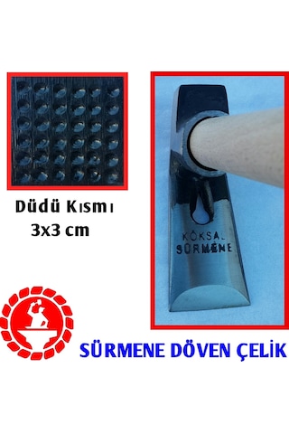 Meşhur Köksal Sürmene Büyük Boy Keser El Yapımı A+ Kalite + Saplı