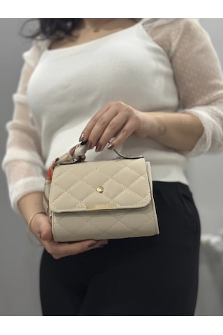 Biçomi Bej Cilt Zoje Çanta Bej