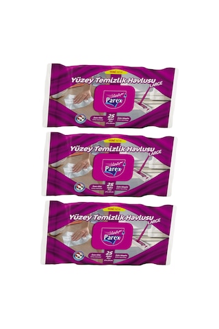 25 Li Yüzey Temizlik Havlusu Large Üçlü Paket Diğer