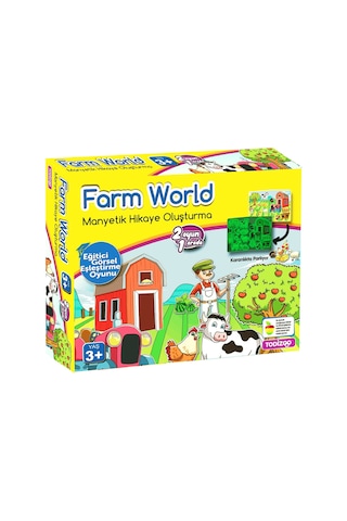 Todizoo Farm World Manyetik Oyuncaklar Hikaye Oluşturma