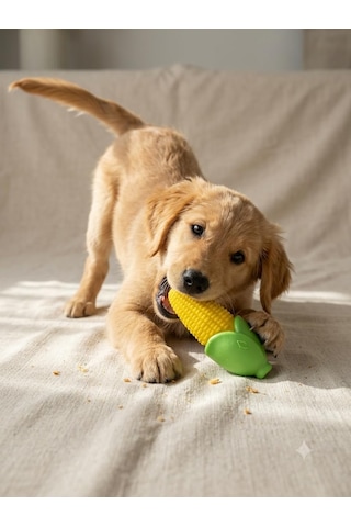 Köpekler İçin Peluş Ve Halatlı Isırma Ve Çiğneme Oyuncağı, Yumuşak Dokulu Farklı Figür Ve Renk Seçenekleri