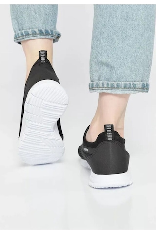 Kadın Erkek Unisex Ortopedik Bağcıksız Nefes Alabilen Hafif Yürüyüş Sneaker Spor Ayakkabı 36 37... Siyah Beyaz