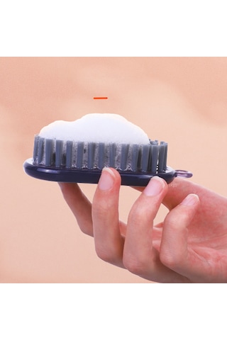 Qingmipy Mini Çok Amaçlı Yumuşak Kıllı Ayakkabı Ve Kıyafet Temizleme Fırçası, Pratik Asma Askılı Ev Temizlik Aracı Diğer