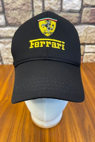 Hamze Ferrari Nakışlı Unisex Beyzbol Cap Şapka Siyah