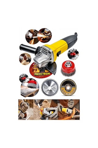 Full Set Metal Şanzuman Bakır Sargılı Bhd Avuç Içi Taşlama Demir Metal Kesme Makinesi Sprel 115 Mm