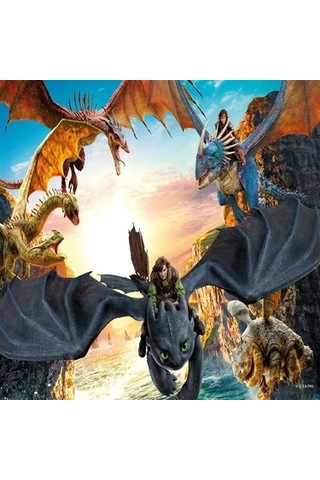 100 Parça Ejderha Temalı Puzzle