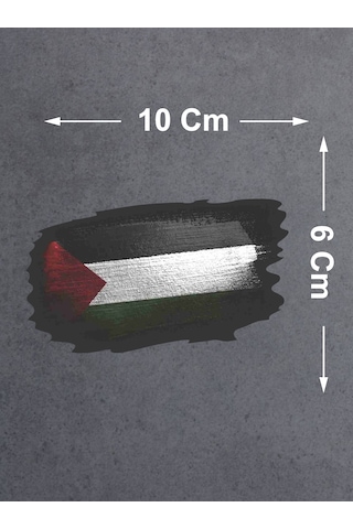 Özgür Filistin Sticker - Free Palestine - Sticker - Araba Oto Motosiklet Karavan Sticker - 02510 10X6 Cm