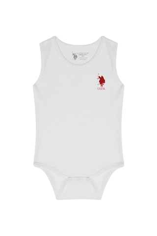 U.S. Polo Assn. Bebek Body Zıbın Krem