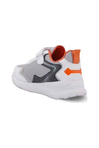 Slazenger KAOR KTN Çocuk Cırt Cırtlı Gri / Turuncu Günlük Spor Ayakkabısı