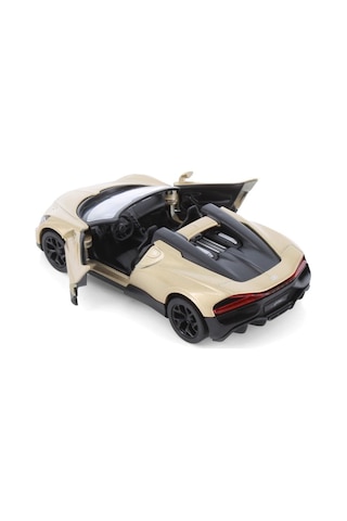 Kinsmart Bugatti Mistral Çek Bırak Metal Lisanslı Araç Çek Bırak Özellikli