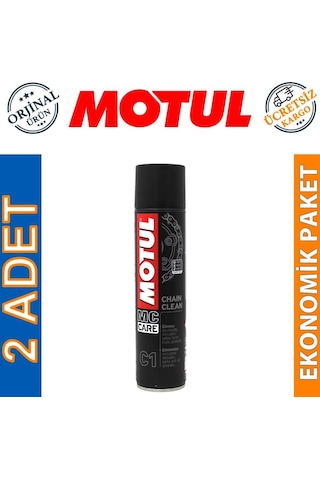 Motul C1 Chain Clean 400 Ml Zincir Temizleme Spreyi 2 Adet