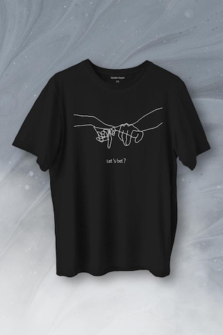 İddia Sevgili Minimal Baskılı Tişört Unisex T-shirt 001