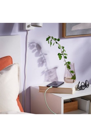 Ikea Sıttbrunn Usb-c - Usb-c Kablo, Açık Yeşil, 1.0 M