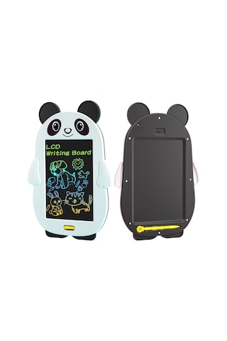 Aopu 2024 Elektronik Yazma Tableti Karikatür Panda Sihirli Çizim Tableti Lcd Yazı Tahtası Lzx Oem Beyaz
