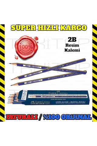 Faber Castell Resim Çizim Kalemi Dereceli 1221 2B 8690826210213 N11.324