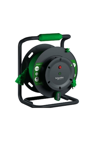 Schneider Thorsman Uzatmalı Kablo Makarası IP44 HO7 VVF 3G2.5 25MT Kablo Topraksız - IMT33153