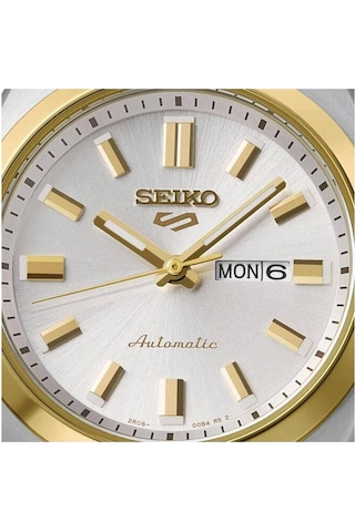 Seiko Sre024k1 Otomatik Çelik Gri/altın Rengi 10 Atm 32 Mm Kadın Kol Saati Gri