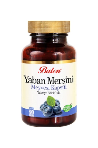 Balen Yaban Mersini Meyvesi 375 Mg 90 Kapsül 2 Adet