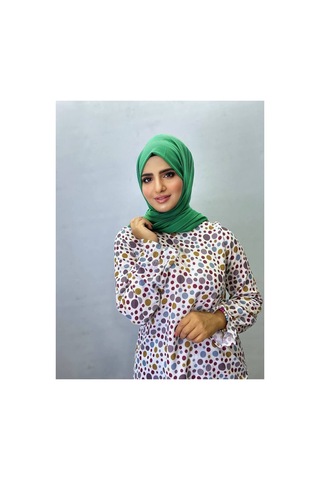 Aldaiyr Hijab Kadın Bambu Kraş Yeşil001