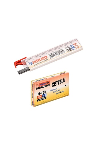 Min 0.5 MM Cetvelli Kalem Ucu 75 MM Mikro Uç