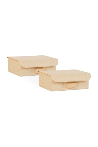 Li Bej Kapaklı Kutu Set 30 X 23 X 11 Cm Genel