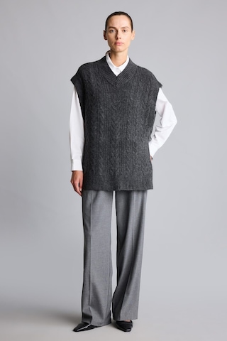 Defacto Relaxed Fit V Yaka Saç Örgü Triko Yelek I3042ax26wnar195 Antrasit-ar195