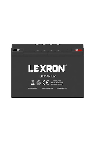 Lexron 12v/43ah Jel Akü Deep Cycle - Lexron 12v/43ah Jel Akü Deep Cycle -