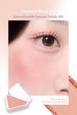 Clio Katmanlanabilir Yumuşak Dokulu Işıltılı Bitiş Sunan Allık Essential Blush Tap S202 Almond Rose