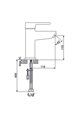 Newarc Premium Lavabo Bataryası