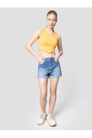 Loft Crop Kadın Atlet Mango