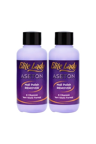 Elite Lady E Vitaminli Tırnak Güçlendirici Aseton 2 x 125 ML