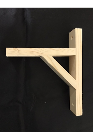 4 Adet Doğal Çam Raf Ayağı