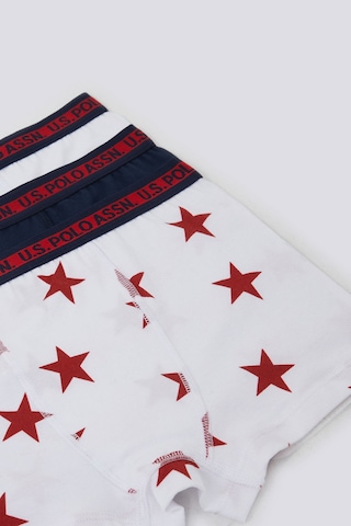 U.s. Polo Assn. Erkek Çocuk Beyaz Boxer Beyaz