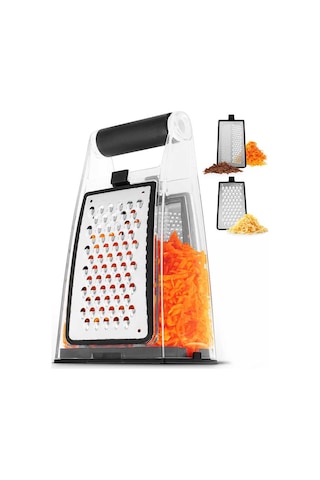 Tantitoni Hazneli Çift Yönlü Rende Siyah