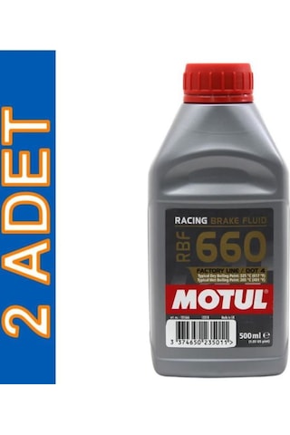 Motul Rbf 660 Fl Dot 4 500 Ml Sentetik Fren Hidrolik Yağı 2 Adet