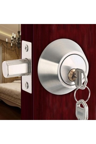 Jokmae Paslanmaz Yuvarlak Kolu Anahtar - 6cm, Standart Delik, Kolay Montaj