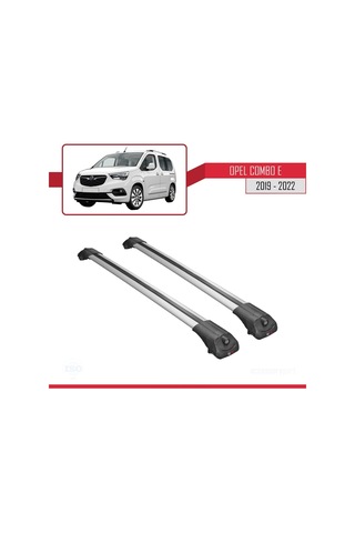 Opel Combo E 2019-2022 Arası İle Uyumlu Ace-1 Ara Atkı Tavan Barı Gri