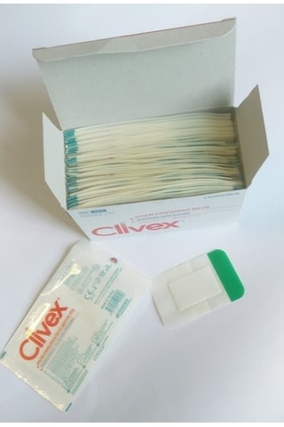 Clivex C6107P Şeffaf Steril Pansuman Yara Örtü 5 x 7.5 CM 50 Adet