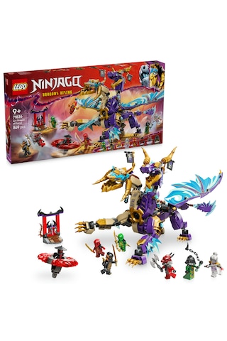 LEGO® NINJAGO® Odak Ark Ejderhası 71836 - 9 Yaş ve Üzeri Çocuklar için 8 Ninja Minifigürü İçeren Yaratıcı Oyuncak Yapım Seti (869 Parça)