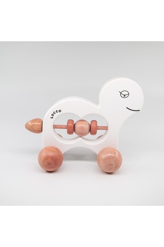 Ahşap Kaplumbağa Beyaz