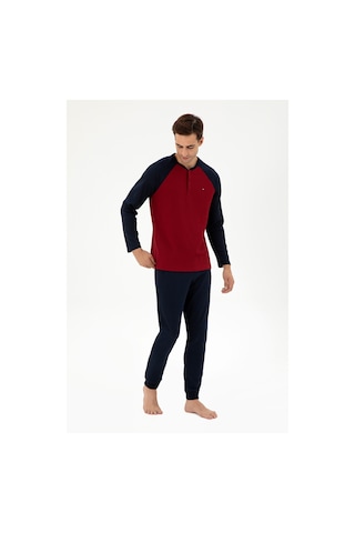 U.s. Polo Assn. Erkek Bordo Pijama Takım 50301726-vr014 Bordo