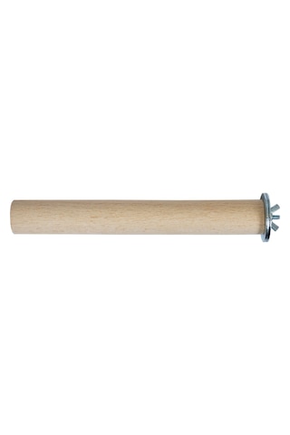 Ahşap Papağan Kuş Tüneği Boy 20 Cm Çap 3 Cm