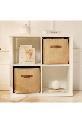 Textie 2'li Jüt Sepet Set 30 X 30 X 30 Cm Diğer