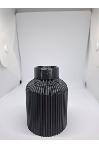 Dekoratif Mini Bohem Vazo- 5 Cm Siyah