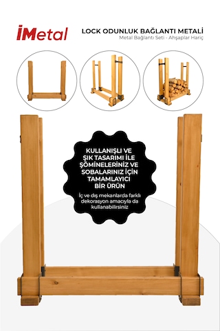 Lock Odunluk Bağlantı Metali Metal Bağlantı Seti - Ahşaplar Hariç