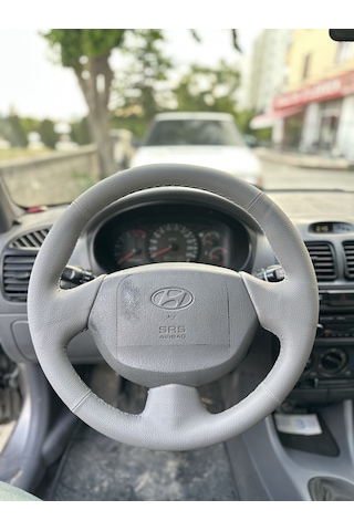 Hyundai Accent Admira Araca Özel Direksiyon Kılıfı Airbeg Gri Ren