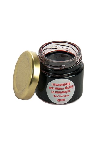 Kırmızı Safran Mürekkebi ve Lacivert Renk Safran Kalemi Seti 40 g