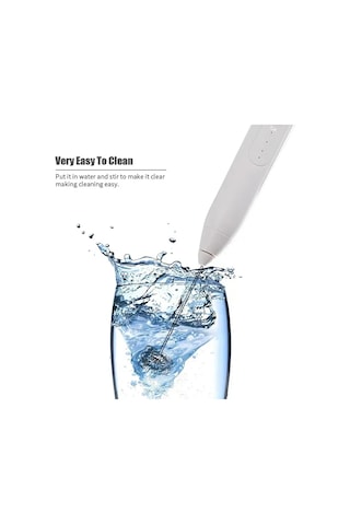 2'si 1 Arada Mutfak Eşyaları Usb Şarj Elektrikli Yumurta Çırpıcı Mini Blender Mutfak Aksesuarları Mikser Ev Aletleri Çift Kafa Bar Beyaz Beyaz