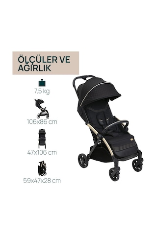 Chicco Goody XPlus Bebek Arabası Siyah