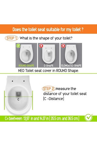 Aqua Bagno, Neo Klozet Kapağı, Beyaz, Yavaş Kapanan, Pp Sku: Smg8690010168900 Diğer